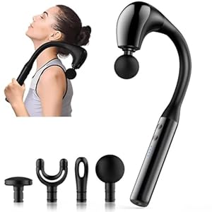 Massage Gun Deep Tissue with Extended Handle Revolutionary U-Shaped Back Massager Body Massager for Neck,Shoulder,Leg
