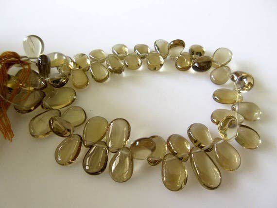 Lemon Quartz briolettes 10mm 11mm fil de gemmes naturelles pour fabrication de bijoux DIY
