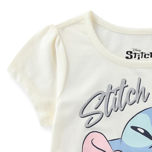 Image of Disney Lilo & Stitch Angel Girls Short Sleeve T-Shirt for Big Kids