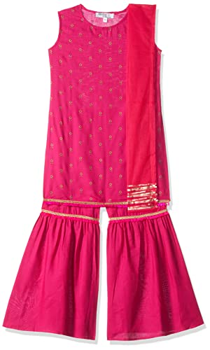 Image of Bitiya By Bhama Girl's Cotton Kurta Sets