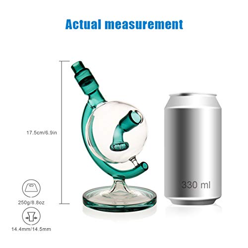 Glas Bong,Kopf 14.4 schliff 41cm 750g Percolator Bong siebe tabakpfeife wasserpfeife (1) – Bild 3