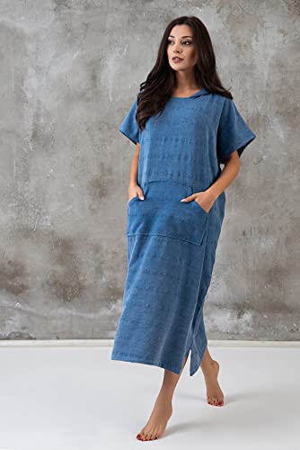 Etolia Surf Poncho Towel/Changing Robe Hooded Poncho | Thick Quick Dry Cotton Wetsuit Changing Towel With Pocket For Surfing Beach Swim Outdoor Sports #TOP2