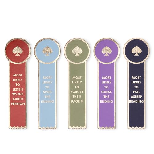 Marque-pages en simili cuir kate spade new york lot de 5 pour club de livre