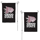 Desert Cactus Cal State Chico CSC Garden Flag – 19 x 12 inch Cal State Chico Wildcats Banner, For Outdoor Display and Events (Design B)