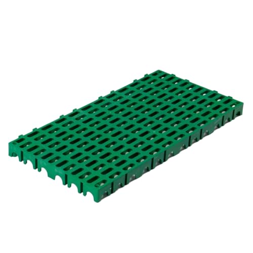 4 Baldosas Modulares Entrelazadas For Suelo, 40 X 80 X 5 Cm, Rejilla De Drenaje Empalmada, For Baño, Garaje Y Terraza.(Green)
