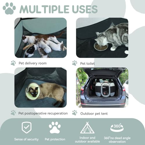 Persure Cercadinho para Cães Pequenos, Cercadinho para Gatos E Filhotes de Estimação, Cercadinho Int