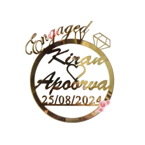 Custom Acrylic Monogram Alphabet || All Occasions, Date Customization Available,size -15CM