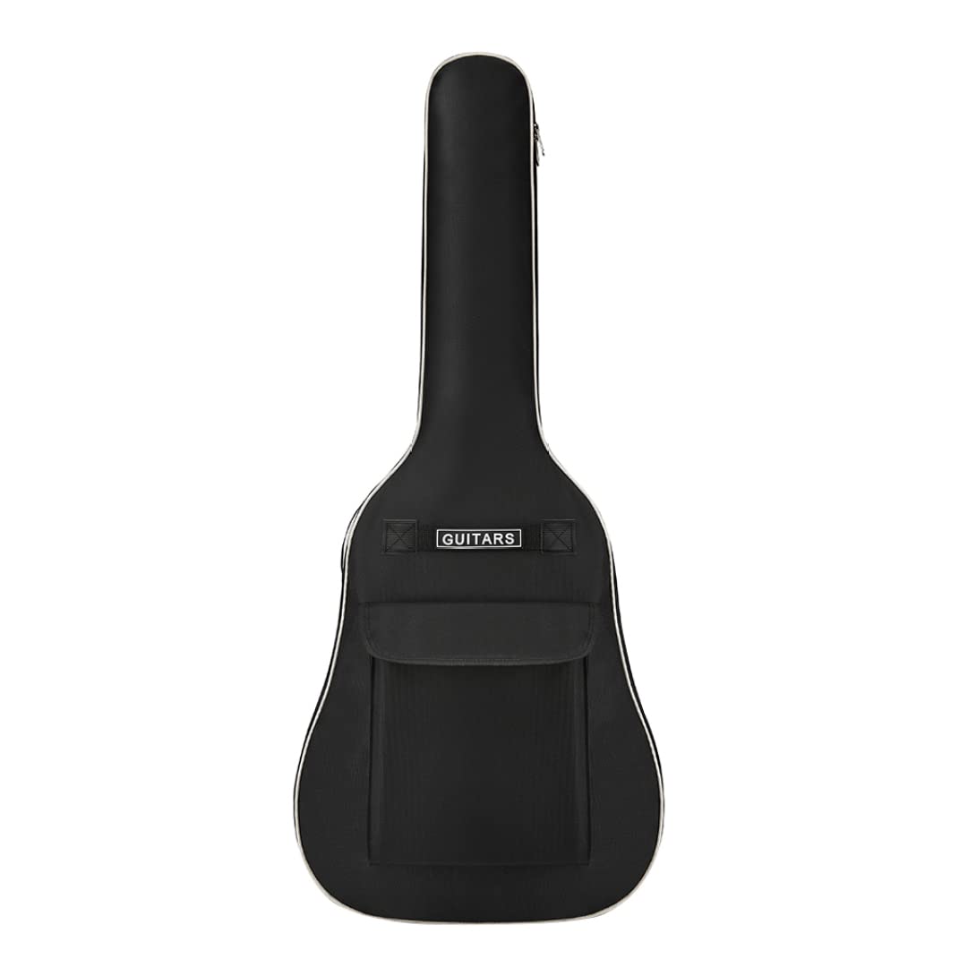 Étui pour Guitare Acoustique Étui de Guitare Sac de Guitare pour 40/41 Pouces 600d Oxford Tissu réglable Guitare Gig Bag Sac à Dos de Guitare Souple étanche avec poignée de piège d'épaule BIG