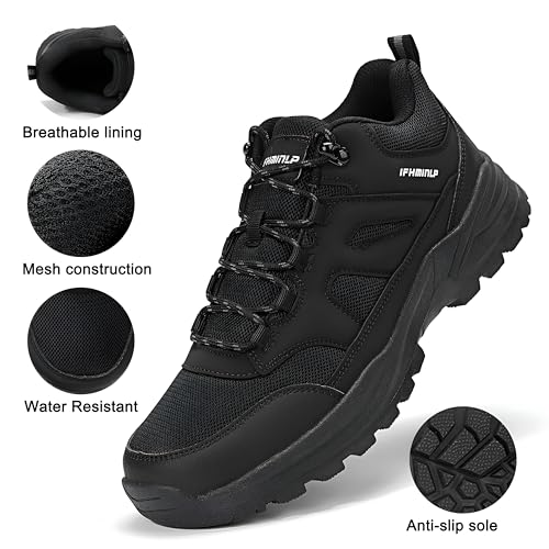 Mens Hiking Shoes Lightweight Non-Slip Breathable Trekking Hiking Outdoor Shoes Mountaineering Shoes2