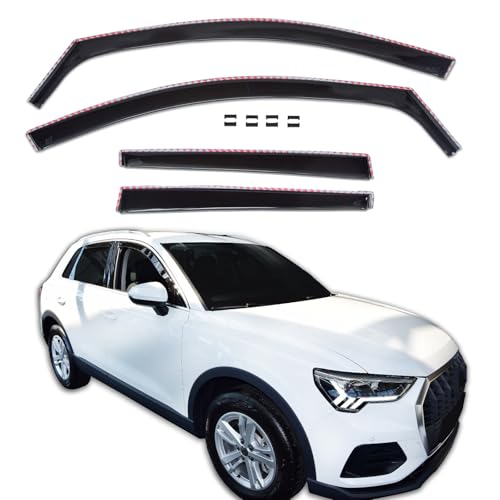 Déflecteurs d'air Audi Q3 F3 anti-buée et bruit de sifflement vitres 4pcs