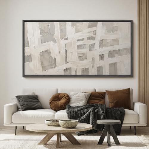 Image of MUDECOR Extra Large Framed Canvas Print Wall Art Abstract for Living Room