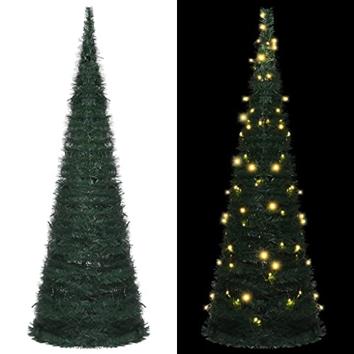 vidaXL Albero di Natale Preilluminato Pop-up con Stringa...