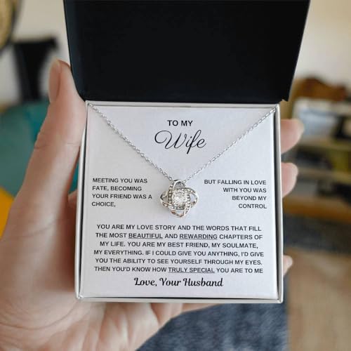 Jewelry To My Wife,Truly Special To Me, To my Wife, To my Soulmate, Gifts For Wife Romantic, Necklace For Wife From Husband, Valentines Birthday Gift3