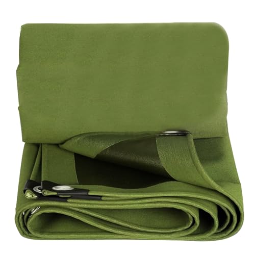 Telone Impermeabile in Tela Verde Resistente per Tenda da Giardino, roulotte, Tenda Antipioggia (4x6 m)