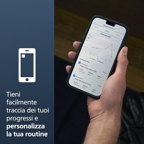 Philips Shaver Series 7000 - Rasoio elettrico uomo, umido e asciutto, rifinitore a scomparsa, base ricarica, custodia da viaggio, capsula e cartuccia Quick Clean (Modello S7886/55) - Cuffia gaming - Immagine 8