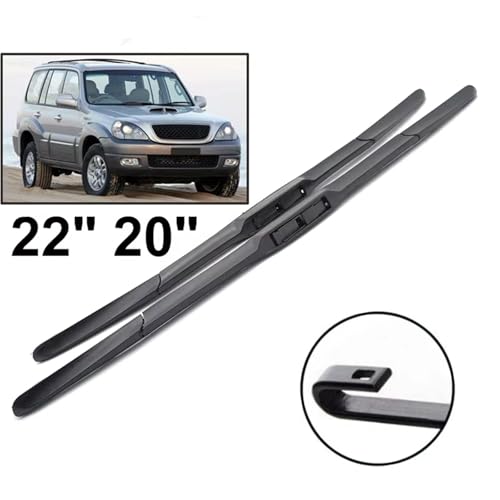 Essuie-glace avant 22" et 20" pour Terracan balais de pare-brise auto - 2