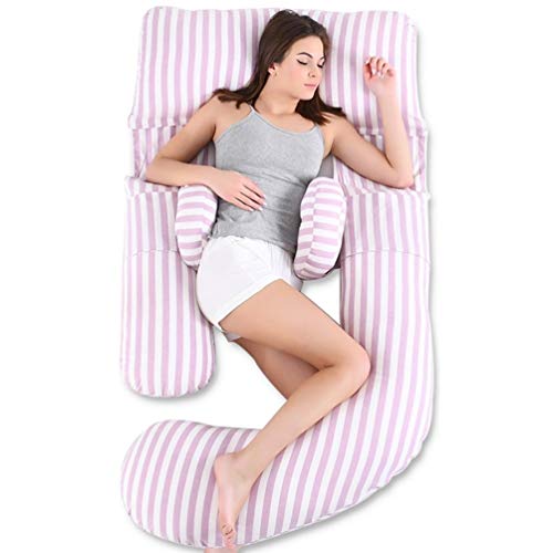 TEmkin Almohada para el Cuerpo Completa con Almohada Lumbar Desmontable y Funda de Almohada, Almohada para aliviar la Fatiga y el Embarazo (Estilo 10)