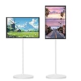 -♡【Diffusion sans fil et filaire】Cet écran intelligent prend en charge la diffusion sans fil et filaire, offrant de multiples options de connexion pour répondre à tous vos besoins. La diffusion sans fil est compatible avec de nombreux systèmes, notamment les tablettes Android. Outre la duplication d'écran sans fil, la version portable propose également plusieurs interfaces de connexion filaire, vous permettant de choisir la méthode de connexion qui vous convient le mieux.