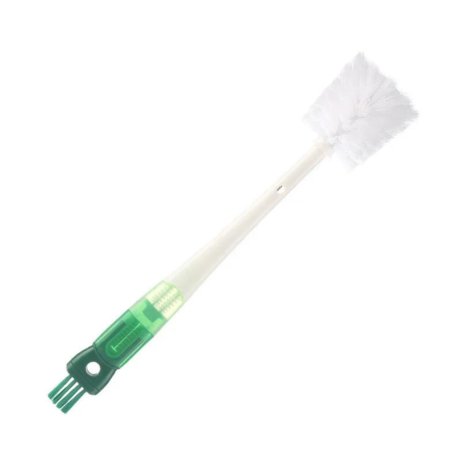 bottle brush Cleaning Brush Bottle 5 In 1 Cup Gap Cleaner Crevice Water Bottles Clean Tools Kitchen Accessories(Green)