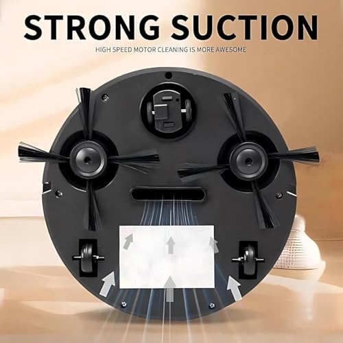Image of Drumstone (Special 10 Years Warranty Rechargeable Smart Robot Vacuum Cleaner |3-in-1 Sweeping, Mopping, Suction | Intelligent Navigation for Efficient Home Cleaning