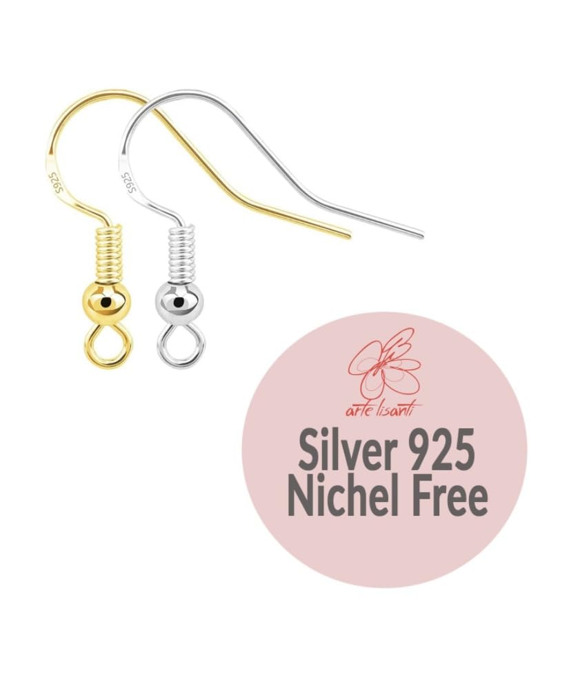 Boucles d'oreilles peintes à la main - LA NUIT ÉTOILÉE TABLEAU CÉLÈBRE - Boucles d'oreilles pendantes pour femme, Bijoux en bois, Crochet en argent, Fabriqué en Italie, Bijoux pour femmes décorés