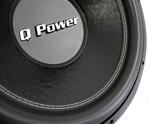 Q Power Qpf12 12" 1700W Deluxe Series Dual Voice Coil Car Audio Power Subwoofer #TOP1