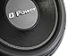 QPower QPF15 Deluxe Series 15 Inch 2200 Watt Deluxe Series Dual Voice Coil 2/4 Ohm Car Audio Subwoofers with Foam Surround & Dupont Fibre Spider, Pair