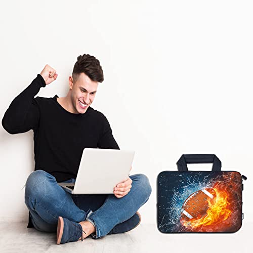 Amary Laptop Case11.6 12" 12.1" 12.5 Inch Laptop Sleeve Neoprene Notebook Carrying Pouch Chromebook Sleeve Ultrabook Case Tablet Cover Fit Apple Macbook Air Hp Dell Lenovo Asus Samsung (Football) #TOP6