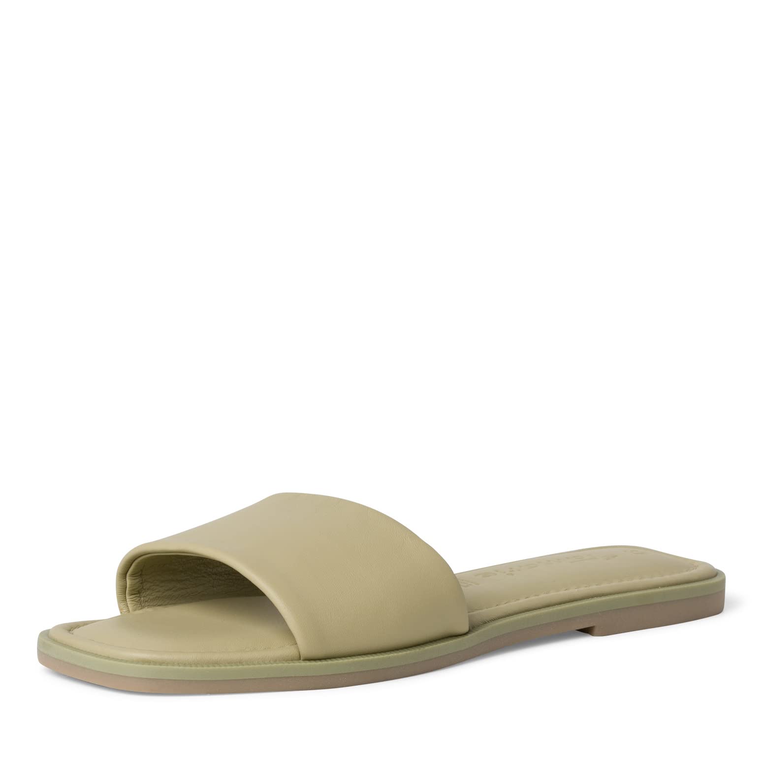 Tamaris Damen Damen 1-1-27123-28 747 39, Flat Sandal, LIGHT OLIVE,