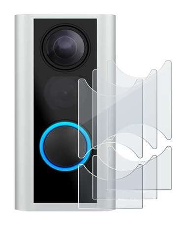 brotect Anti-Glare Glass Screen Protector Matte compatible with Ring Door View Cam (54-75mm) (3 Pack) - Anti-Scratch 9H Protection Film