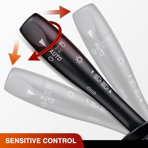 Image of Nilight Turn Signal Switch Compatible with 2004-2012 Chevy Malibu | Fit 2005 2006 2007 2008 2009 2010 2011 Pontiac G6 2007 2008 2009 Saturn Aura Windshield Wiper Switches