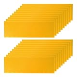 Beehive Waxed Coated Foundation Sheet 20 pcs Medium Beeswax Foundation Sheets 5-5/8-Inch Bee Waxed Foundation Sheets for Bee Frame for Beekeeping Supply (5-5/8-Inch)