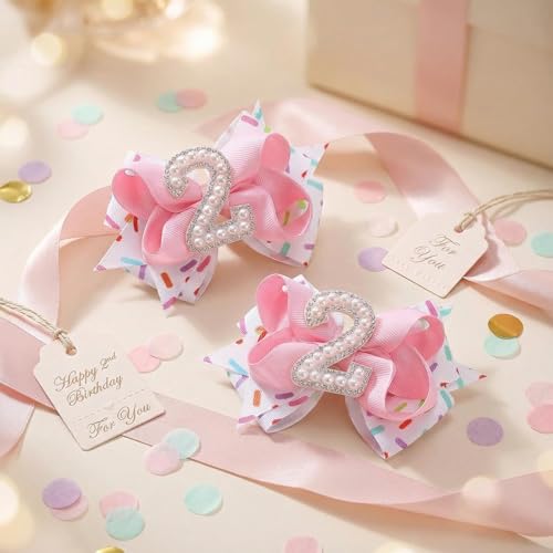 Accesorios para el cabello con moños temática de helado miniatura 7