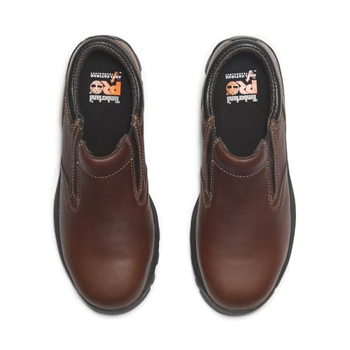 Timberland PRO Timberland PRO Men's Titan EV Slip-On Composite Safety Toe Industrial Casual Work Shoe, Teak Trailblazer, 11.5 Medium