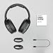 Skullcandy Hesh Evo Wireless Over-Ear Bluetooth Headphones with Extra USB-C Charging Cable, Noise Isolating, 36 Hours Battery, Foldable Lightweight Design, Microphone for iPhone Android - True Black