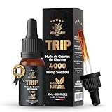 ARTISAM Huile de Graines de Chanvre Bio 4000 – Pressée à froid –...