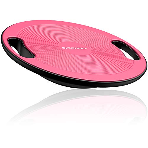Image of Wobble Balance Board, Exercise Balance Stability Trainer Portable Balance Board with Handle for Workout Core Trainer Physical Therapy & Gym No-Skid Surface