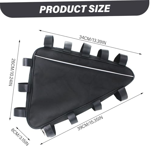 Sac de batterie triangle étanche avec trou de sangles anti-vibration pour VAE