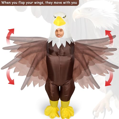 Halloscume Adult Inflatable Bald Bird Costume for Halloween Party Cosplay by Halloscume - Used condition - Image 4