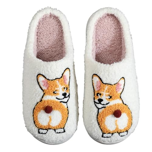 Modaworld Chaussons Femme Corgi