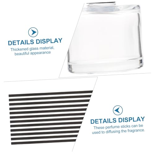 Set de 50ml Botellas de Difusor de Aroma de Vidrio Reutilizables miniatura 3