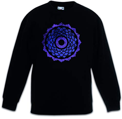 Sweat enfant Chakra Sahasrara noir pour l'école et les loisirs