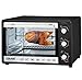Produktbild DMS® 48 Liter Mini Backofen mit Umluft | 2000 Watt Pizzaofen mit Innenbeleuchtung | herausnehmbares Krümelblech | Drehspieß | Timer | stufenlos regulierbare Temperatur von 100-230 °C