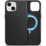 SHIELDON – SHIELDON Lederhülle für iPhone 15 6,1" 5G 2023, Schwarz