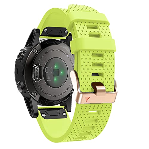 Correa Garmin Fenix 5S y 7S de silicona para entrenar y uso diario diario