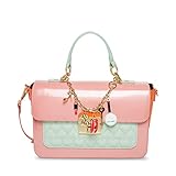 Betsey Johnson Womens Always Charmed Satchel, Pink