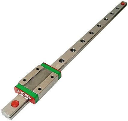 Iverntech MGN12 450mm Linear Rail Guide with MGN12H Stainless Steel Carriage Block for 3D Printer and CNC Machine