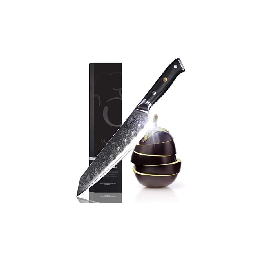 Kiritsuke-Chefs-Knife-8-Inch-Damascus-Japanese-VG10-Super-Steel-67-Layer-High-Carbon-Stainless-Steel Oxford CHEF Kiritsuke Chef's Knife 8 Inch Damascus Japanese VG10 Super Steel 67 Layer High Carbon Stainless Steel