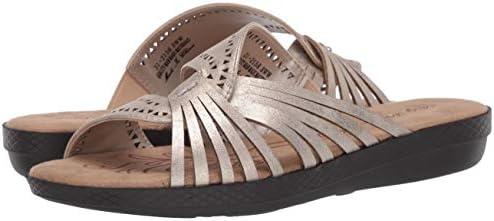 Easy Street womens Tula Slide Sandal Gold 6 x_wide US | Image 6