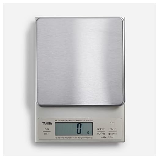 Tanita KD321SV33 köksvåg 3 kg med finfördelning 0,1 g